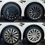 Replacement Nova Style Wheel Hubcap for Tesla 2024+ Model 3 Highland 18'' Photon Wheels (1 PC)