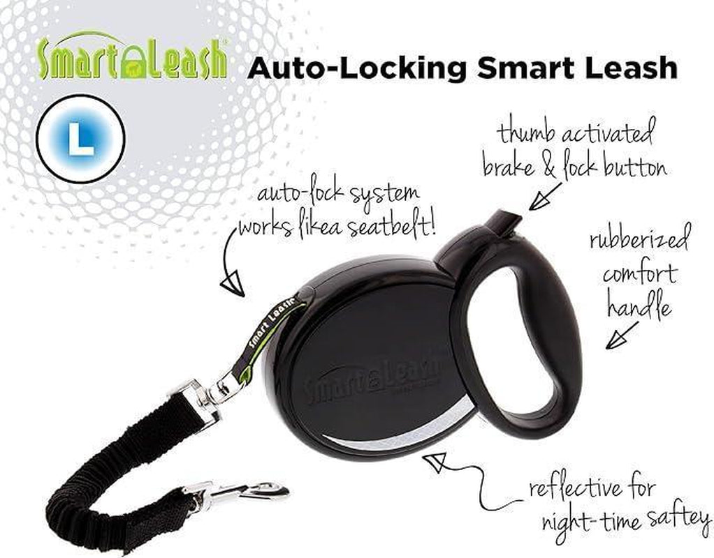 SmartLeash Retractable Dog Leash, 15FT
