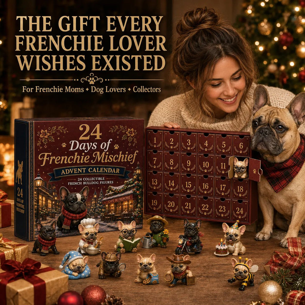 24-Day French Bulldog Christmas Advent Calendar | 24 Unique Collectible Frenchie Characters with Different Outfits, Personalities & Daily Holiday Surprises