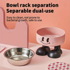 Elevated Stainless Steel Pet Bowl Set
