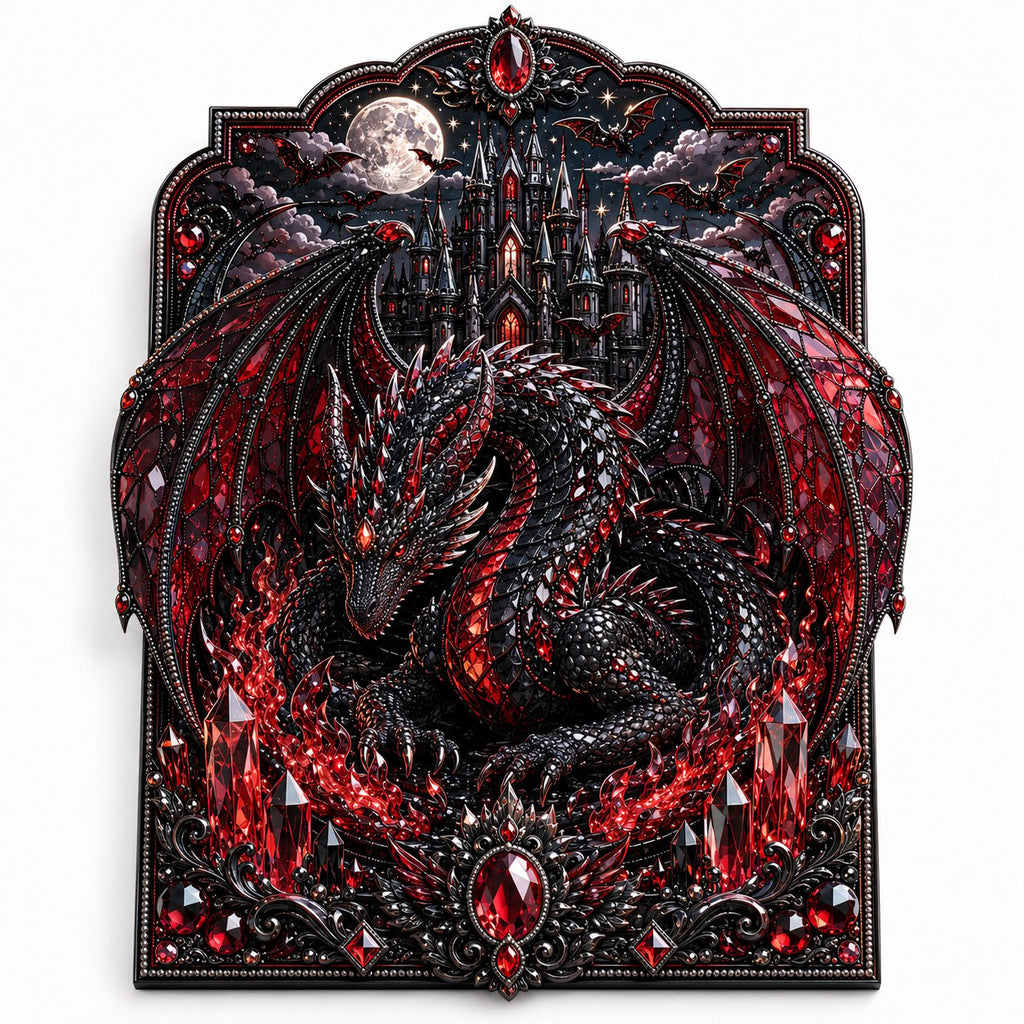 3D Layered Dragon Diamond Painting Kit