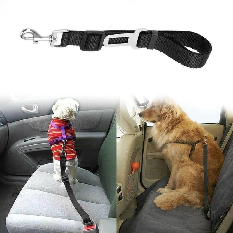 Pet Car Seat Belt 2-Pack, Adjustable