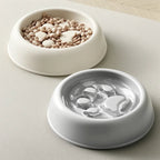 Paw Print Slow Feeder Dog Bowl