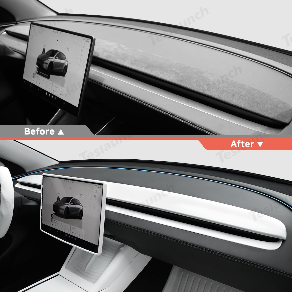 ABS Dashboard Trim Cover for Tesla Model Y Juniper 2025+