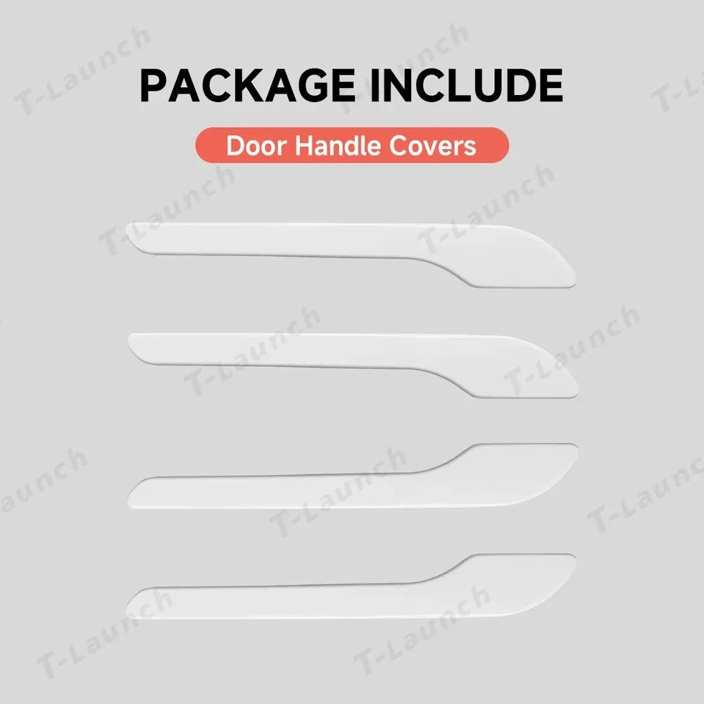 ABS Side Mirror Covers & Door Handle Covers for 2026 New Tesla Model Y Standard