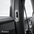Stainless Steel B & C-Pillar Air Vent Trim Covers for Tesla Model Y L 2026+