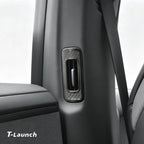 Stainless Steel B & C-Pillar Air Vent Trim Covers for Tesla Model Y L 2026+
