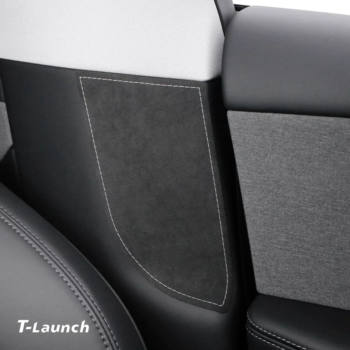 Alcantara B-Pillar Anti-Scratch Protector for Tesla Model Y Juniper 2025+