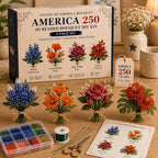 America 250 Beaded Bouquet DIY Kit