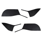 Carbon Fiber 3D Door Anti-kick Anti-dirty Protective Sticker (4 PCS) for Tesla Model 3/X/S (2016-2020)