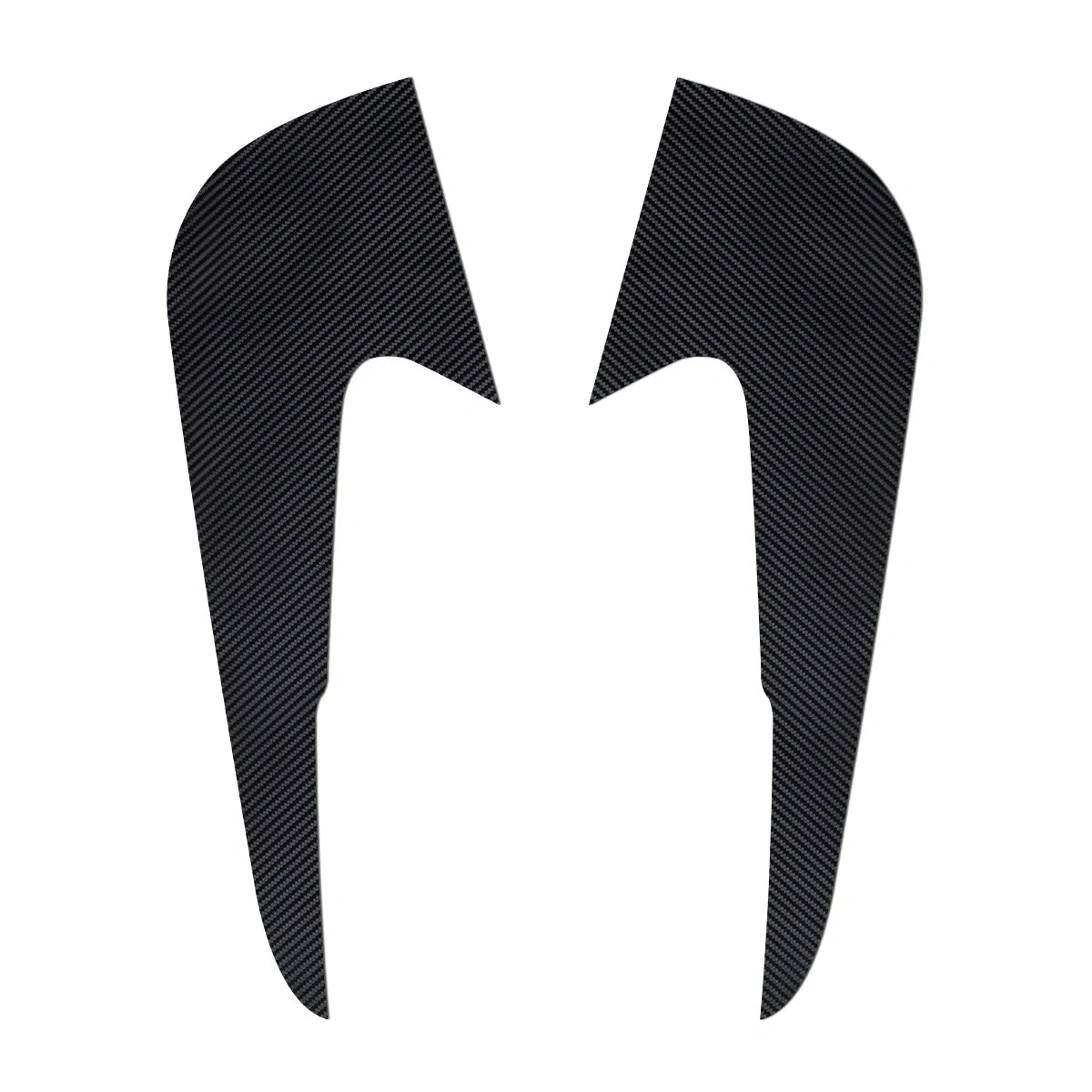 Carbon Fiber 3D Door Anti-kick Anti-dirty Protective Sticker (4 PCS) for Tesla Model 3/X/S (2016-2020)