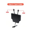 Armrest Retractable Charging Hub with Dual Cables for Tesla Model 3 2024+ / Model Y 2025+