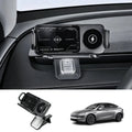 Electric Auto-Clamping & Rotating Wireless Charging Phone Holder for Tesla Model 3/Y/Y L 2024+