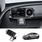 Electric Auto-Clamping & Rotating Wireless Charging Phone Holder for Tesla Model 3/Y/Y L 2024+