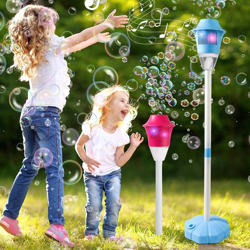 Automatic Bubble Maker | High Output Bubble Blower Machine with Adjustable Height | Portable Design for Endless Party Fun