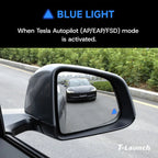 BSD Blind Spot Warning Mirror Glass for Tesla Model 3 2021+ (2PCS Set)