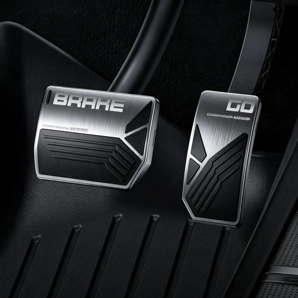 Aluminum Alloy Brake Pedal Covers for Tesla Model 3/Y/Y L Interior Accessories