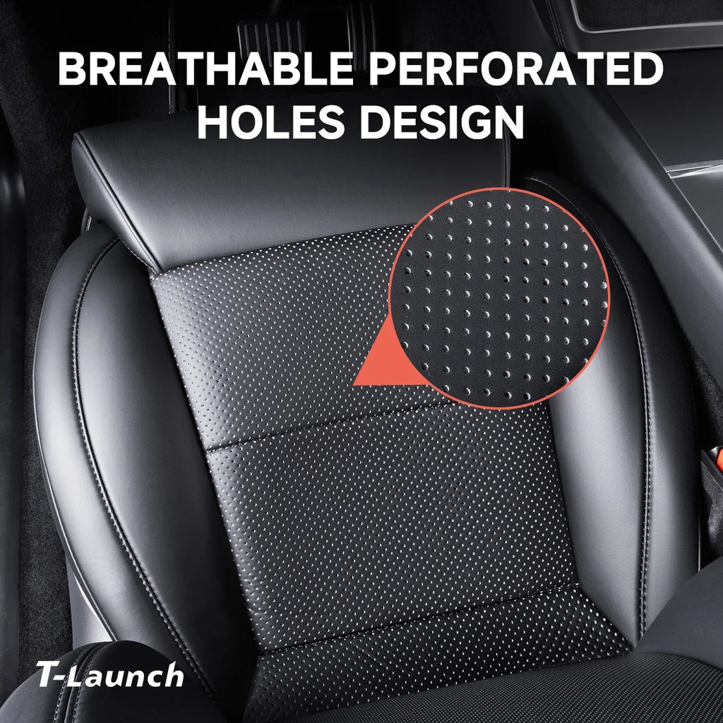 Nappa Leather Front Seat Leg Support Cushion for Tesla Model 3 / Model Y