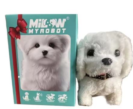 Miroken | Interactive Plush Dog with Realistic Movements – For Children & Seniors
