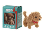Miroken | Nicoo Interactive Robot Puppy | Walks, Barks, Wags Tail | Plush, Battery-Operated Toy