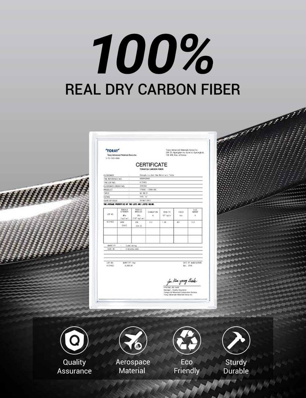 Dry Carbon Fiber Roof Spoiler for Model Y 2020-2026 | Miroken