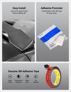 Dry Carbon Fiber Roof Spoiler for Model Y 2020-2026 | Miroken