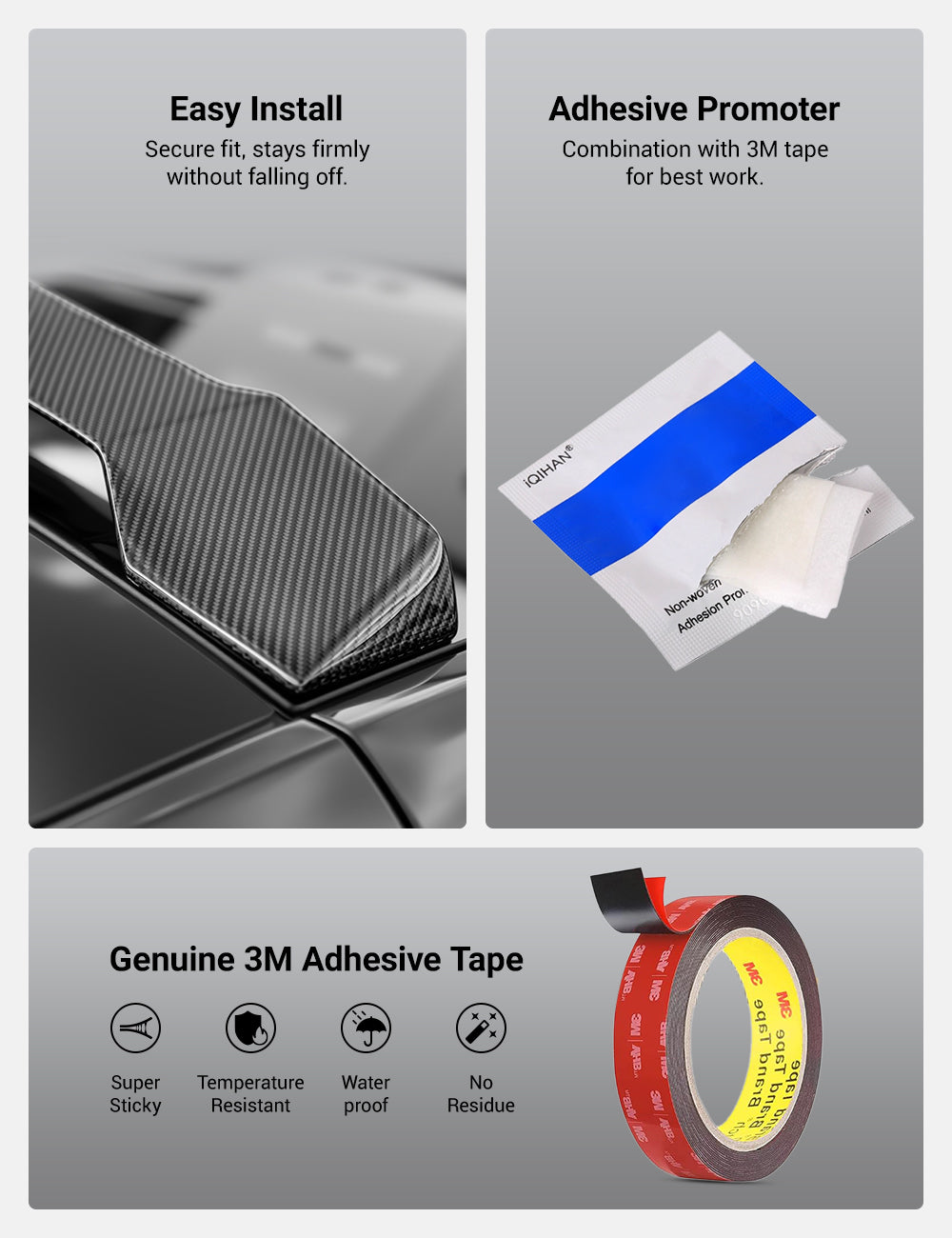 Dry Carbon Fiber Roof Spoiler for Model Y 2020-2026 | Miroken