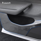 Carbon Fiber Style Door Anti-Kick Protector for Tesla Model Y Juniper 2025+