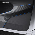 Carbon Fiber Style Door Anti-Kick Protector for Tesla Model Y Juniper 2025+