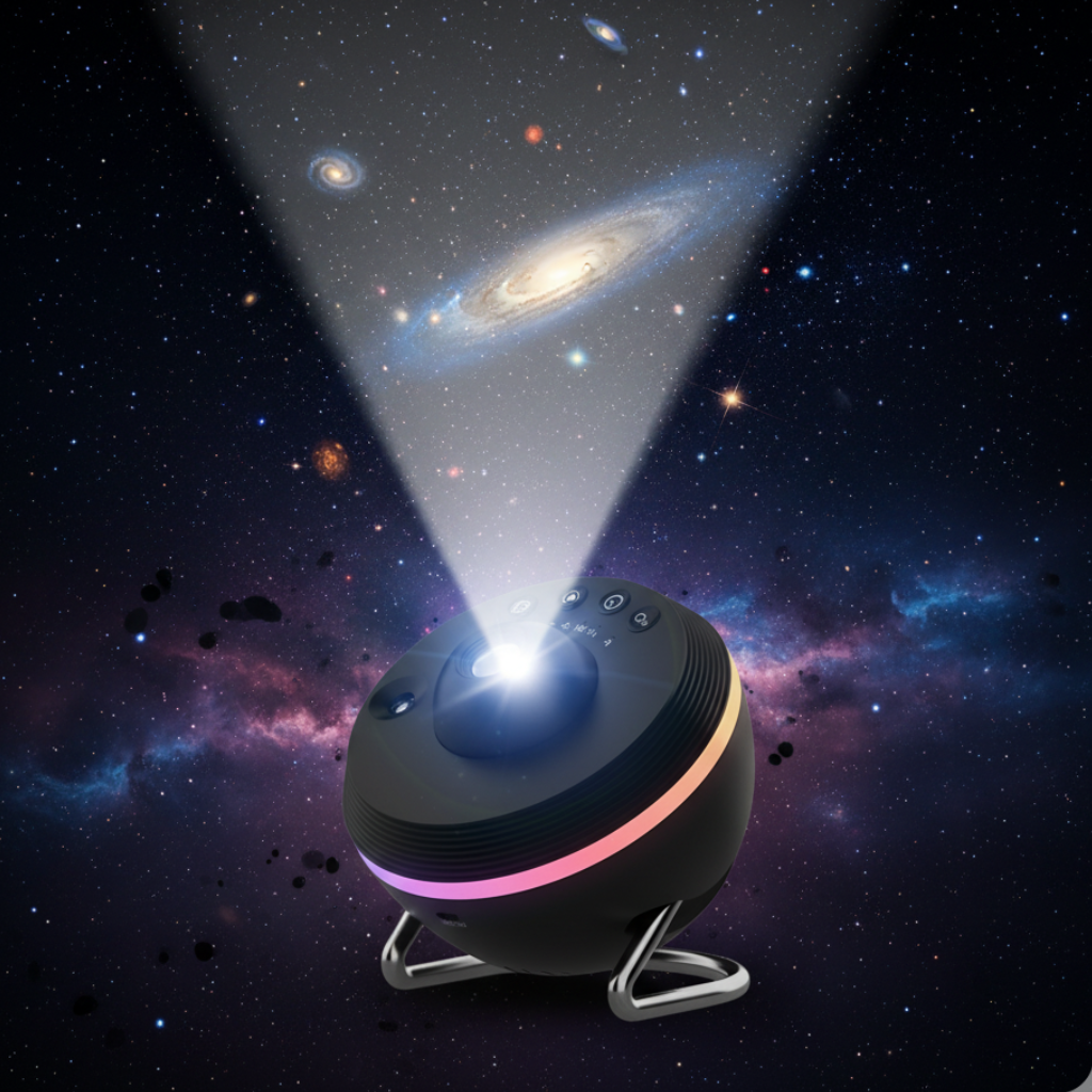 CelestialSphere | 4K Ultra HD Starfield Projector with Extensive Celestial Library | Modern Design for Immersive Home Ambiance