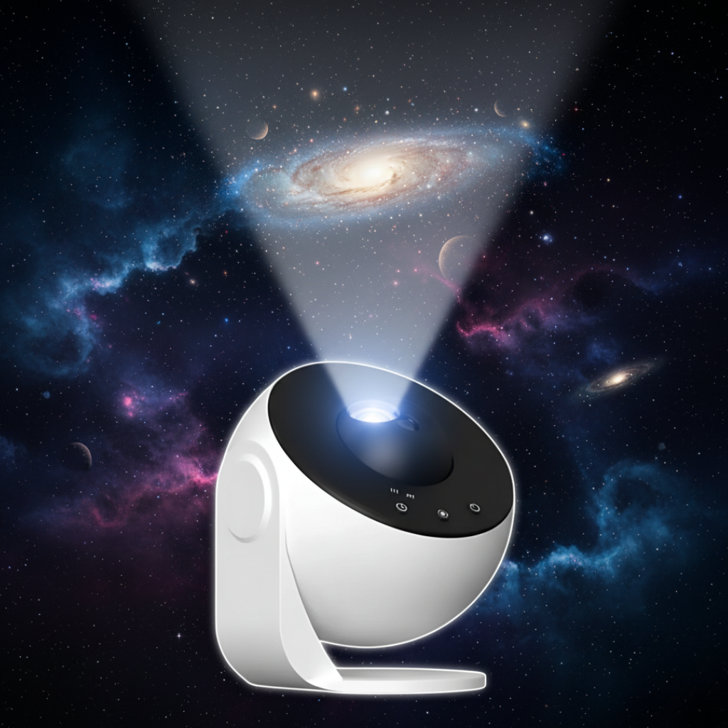 CelestialSphere | 4K Ultra HD Starfield Projector with Extensive Celestial Library | Modern Design for Immersive Home Ambiance