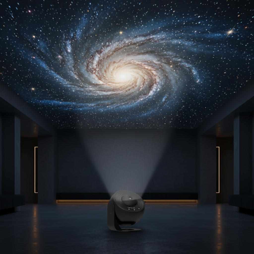 CelestialSphere | 4K Ultra HD Starfield Projector with Extensive Celestial Library | Modern Design for Immersive Home Ambiance