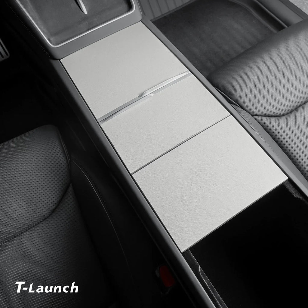 Center Console Panel & Armrest Protective Cover Set for Tesla Model 3 2024+ / Model Y 2025+