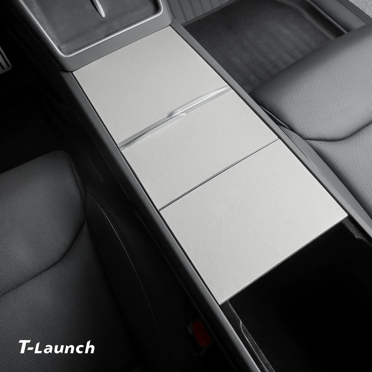Center Console Panel & Armrest Protective Cover Set for Tesla Model 3 2024+ / Model Y 2025+