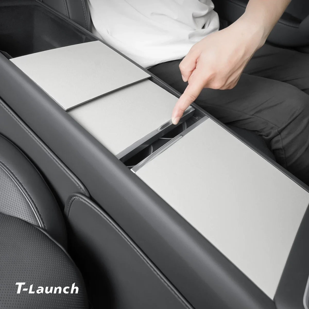 Center Console Panel & Armrest Protective Cover Set for Tesla Model 3 2024+ / Model Y 2025+