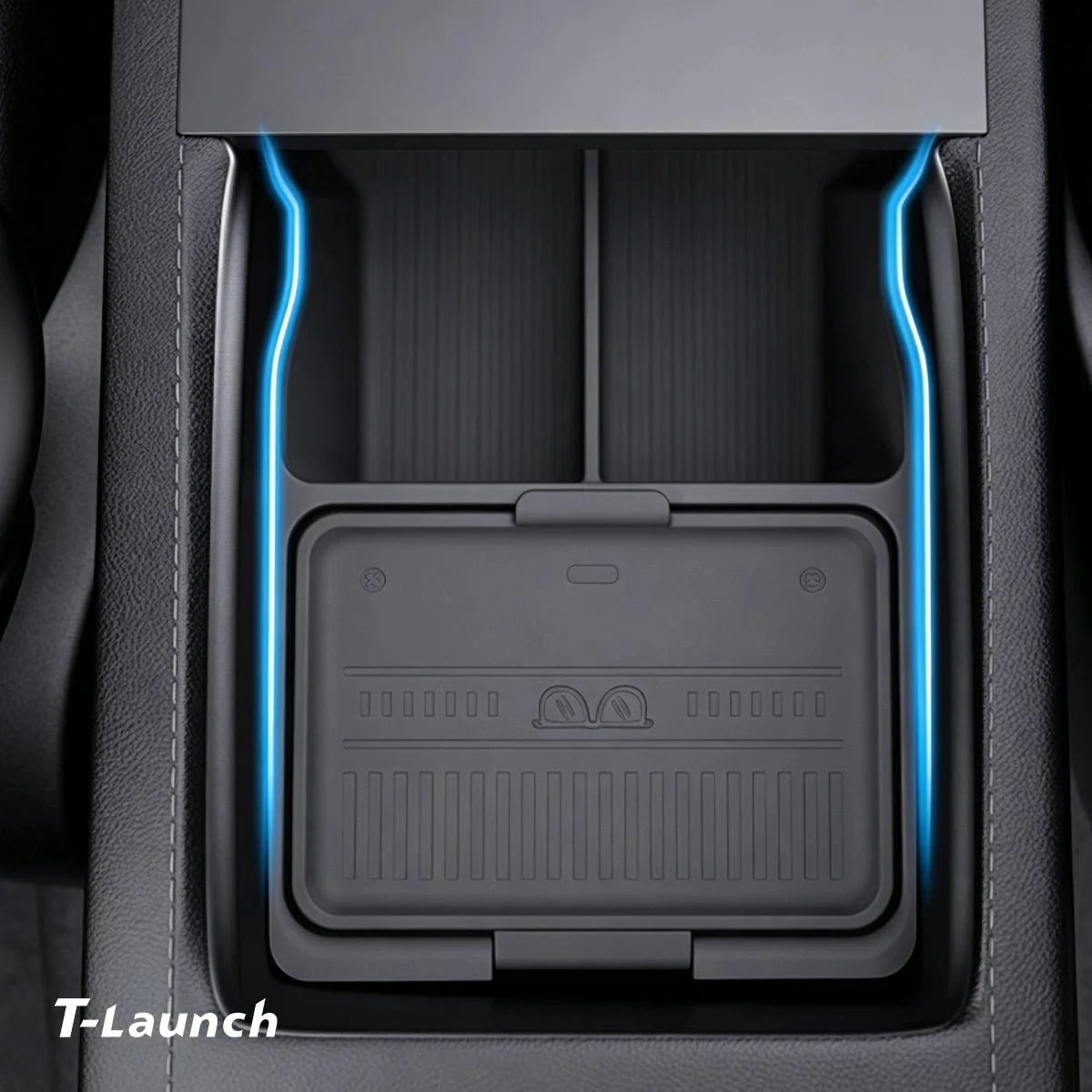 Center Console & Armrest Silicone Storage Organizer Set for Tesla Model 3 Highland 2024+