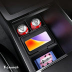Center Console & Armrest Silicone Storage Organizer Set for Tesla Model 3 Highland 2024+
