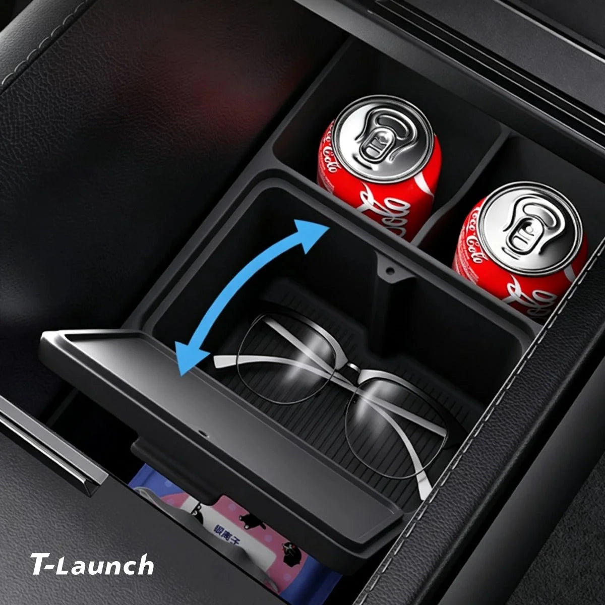 Center Console & Armrest Silicone Storage Organizer Set for Tesla Model 3 Highland 2024+