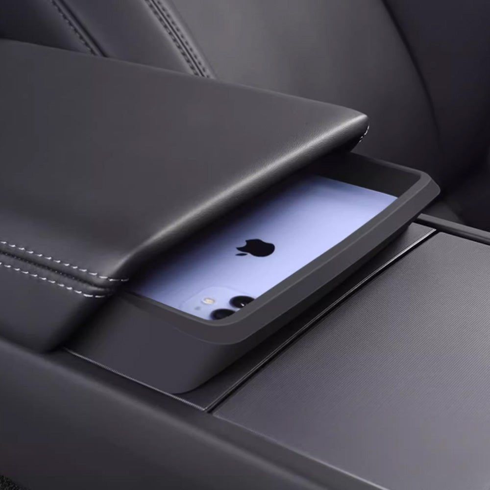 Center Console Armrest Sunglasses Storage Box for New Tesla Model Y Juniper 2025+
