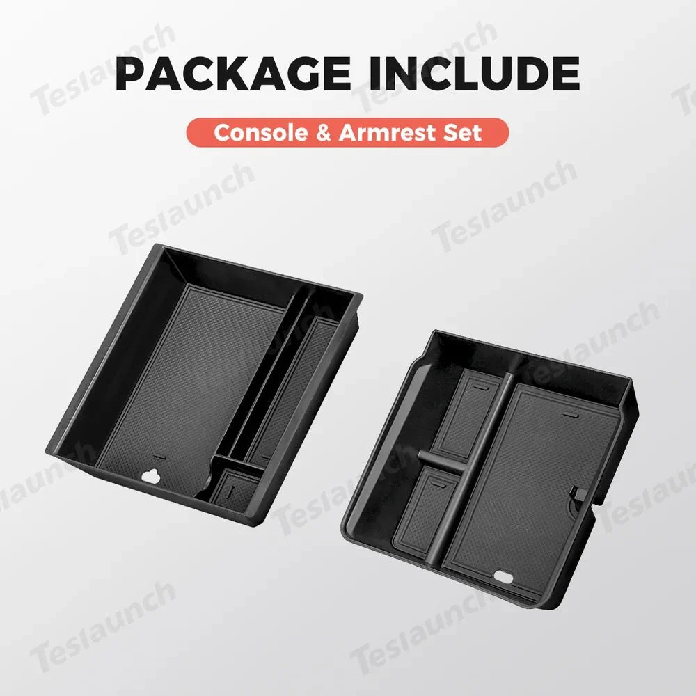 Center Console Organizer and Armrest Box for Tesla Model Y Juniper 2025+