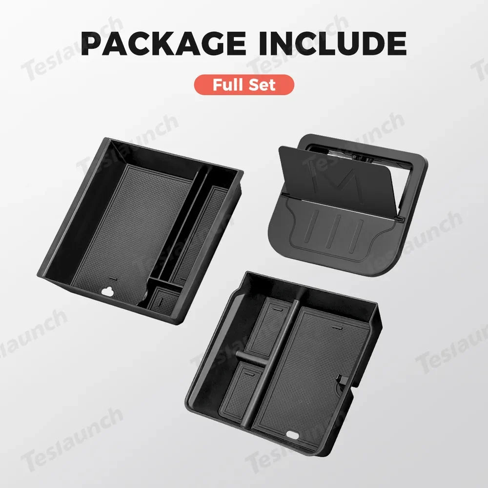 Center Console Organizer and Armrest Box for Tesla Model Y Juniper 2025+