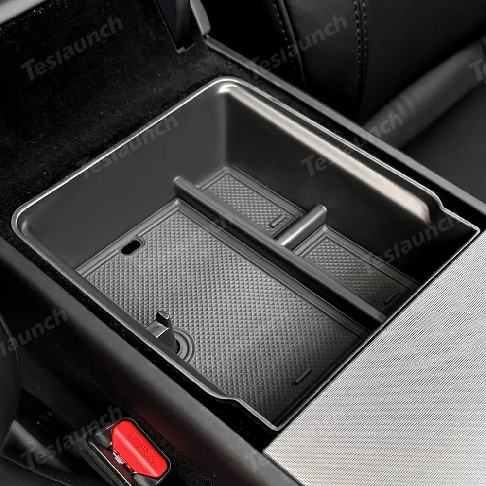 Center Console Organizer and Armrest Box for Tesla Model Y Juniper 2025+