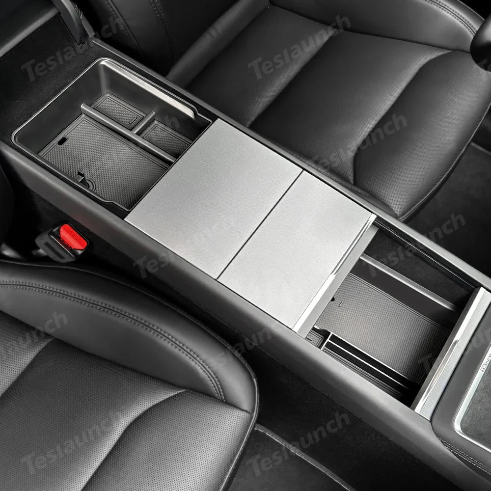 Center Console Organizer and Armrest Box for Tesla Model Y Juniper 2025+
