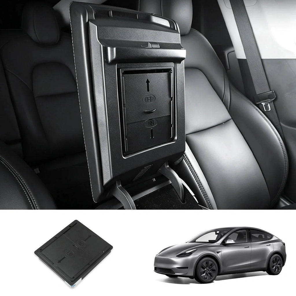 Center Console Organizer Armrest Hidden Storage Box For Tesla Model 3 / Y (2017-2023)