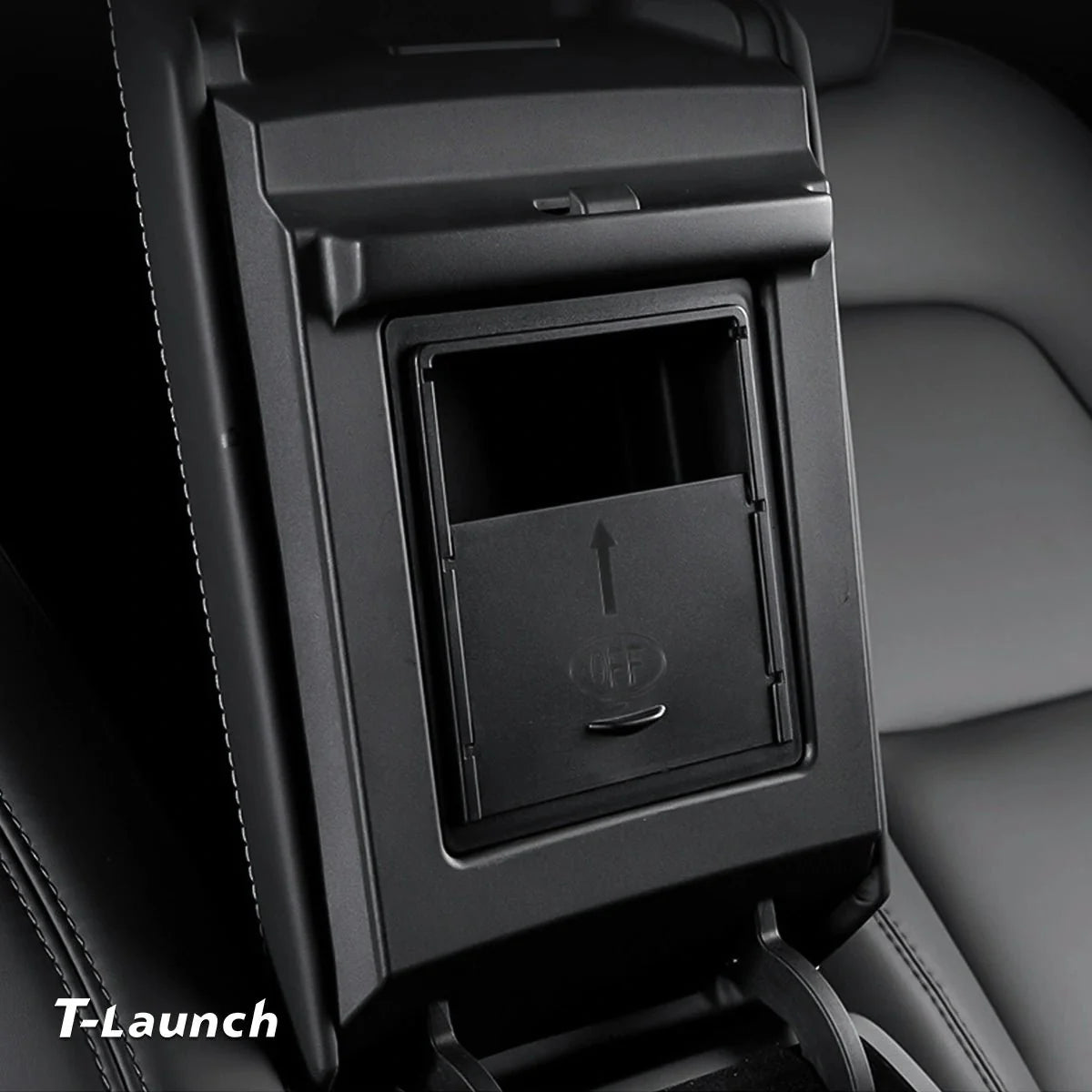 Center Console Organizer Armrest Hidden Storage Box For Tesla Model 3 / Y (2017-2023)