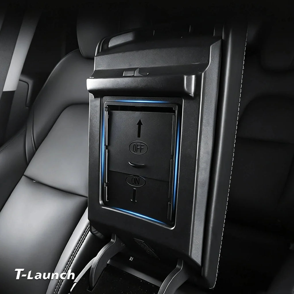 Center Console Organizer Armrest Hidden Storage Box For Tesla Model 3 / Y (2017-2023)