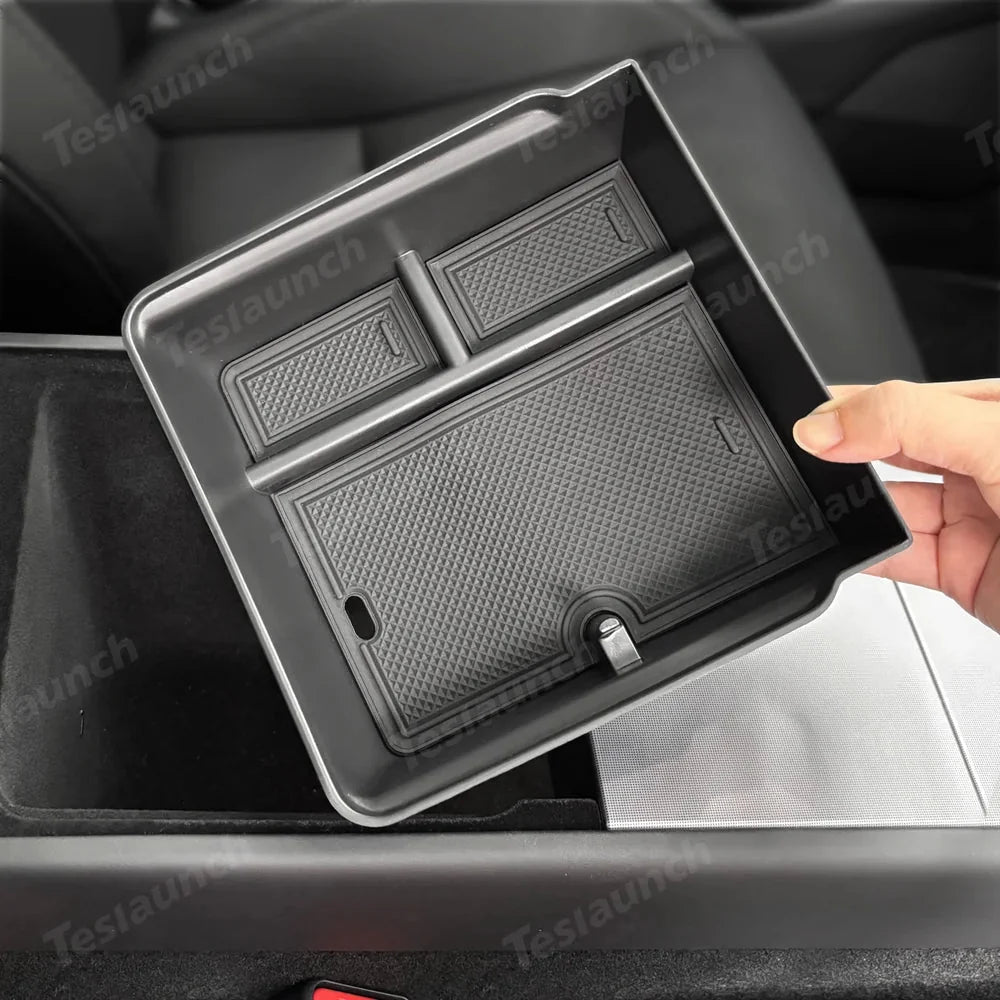 Center Console Organizer and Armrest Box for Tesla Model Y Juniper 2025+