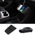 Lower Center Console Organizer Mat for Tesla Model Y Standard 2025+