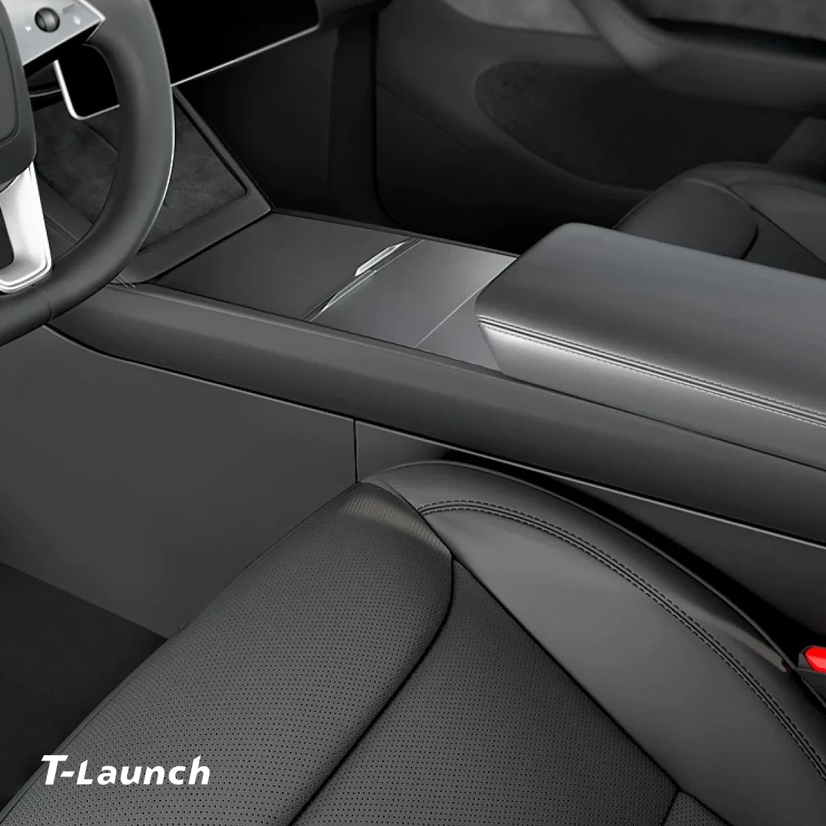 Center Console Side Anti-Kick Protector Covers for Tesla Model Y/Y L 2025+