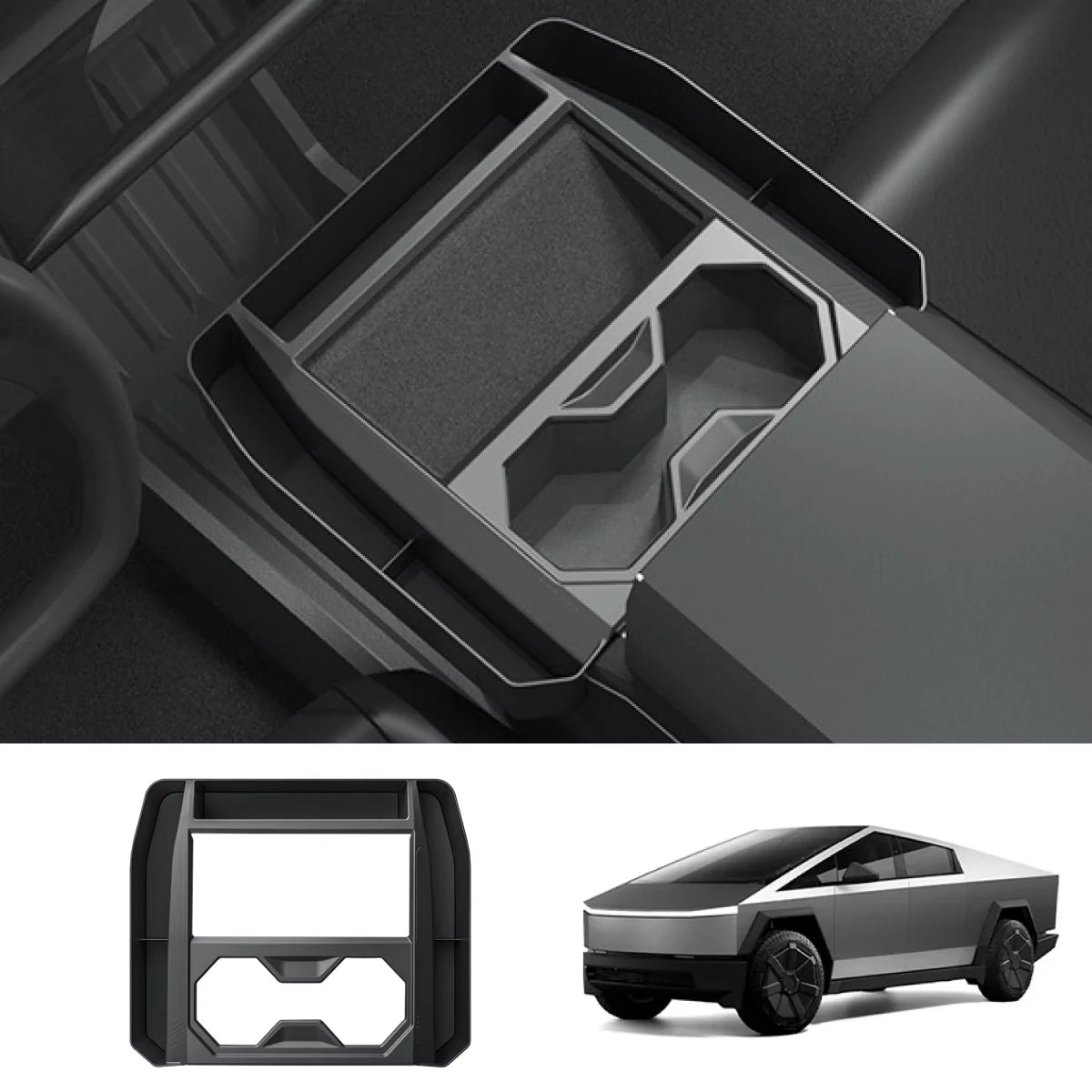 Center Console Storage Organizer Tray for Tesla Cybertruck 2024+